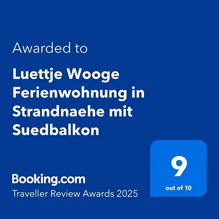 Luettje Wooge In Strandnaehe Mit Suedbalkon Apartment Wangerooge